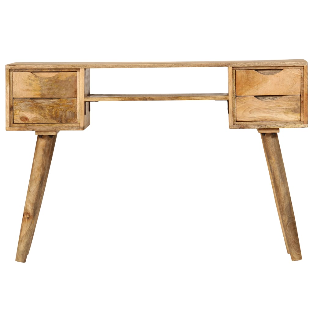 vidaXL Schreibtisch Massivholz Mango 115×47×76 cm