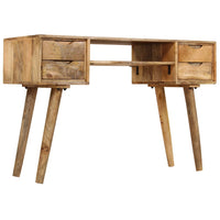 Thumbnail for vidaXL Schreibtisch Massivholz Mango 115×47×76 cm
