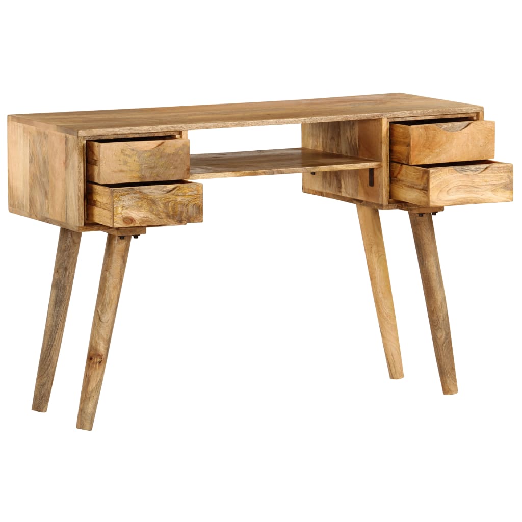 vidaXL Schreibtisch Massivholz Mango 115×47×76 cm
