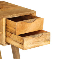 Thumbnail for vidaXL Schreibtisch Massivholz Mango 115×47×76 cm