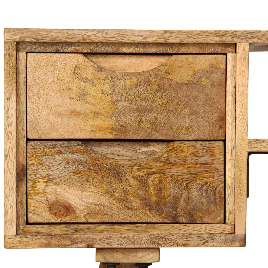 vidaXL Schreibtisch Massivholz Mango 115×47×76 cm