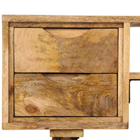 Thumbnail for vidaXL Schreibtisch Massivholz Mango 115×47×76 cm