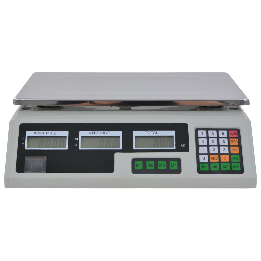 Digitalwaage 30 kg mit Akku