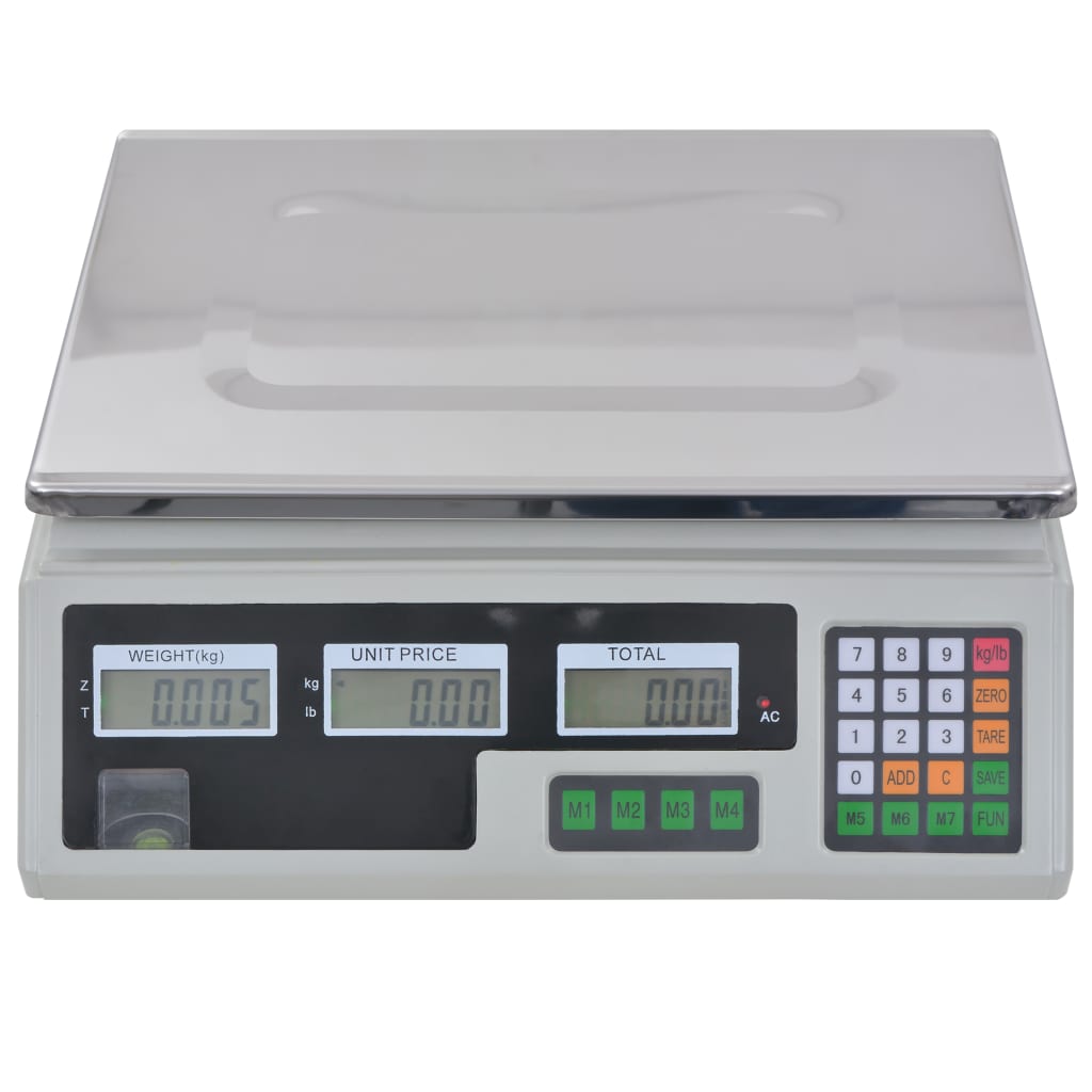 Digitalwaage 30 kg mit Akku