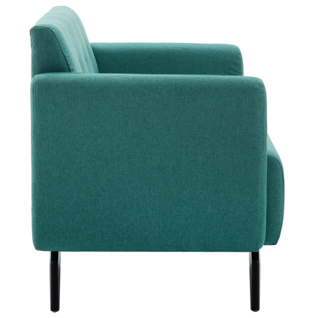 2-Sitzer-Sofa Stoff 115x60x67 cm Grün