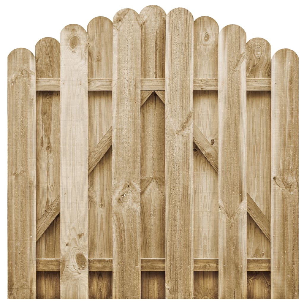 Gartentor Imprägniertes Kiefernholz 100x100 cm
