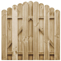 Thumbnail for Gartentor Imprägniertes Kiefernholz 100x100 cm