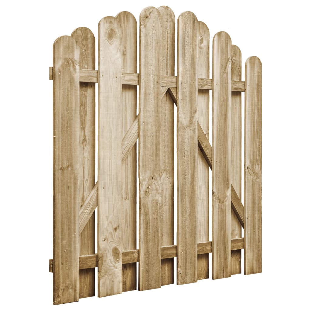 Gartentor Imprägniertes Kiefernholz 100x100 cm