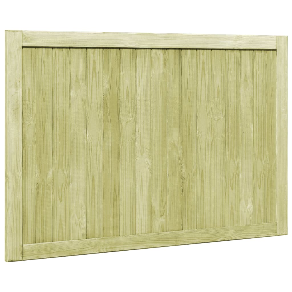 Gartentore 2 Stk. 300 x 100 cm Imprägniertes Kiefernholz