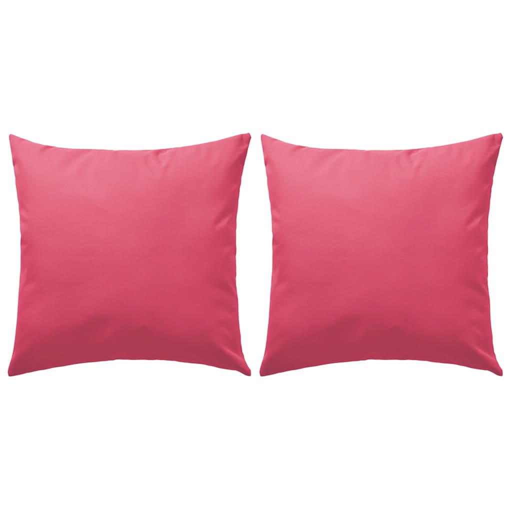 Gartenkissen 2 Stk. 60x60 cm Rosa