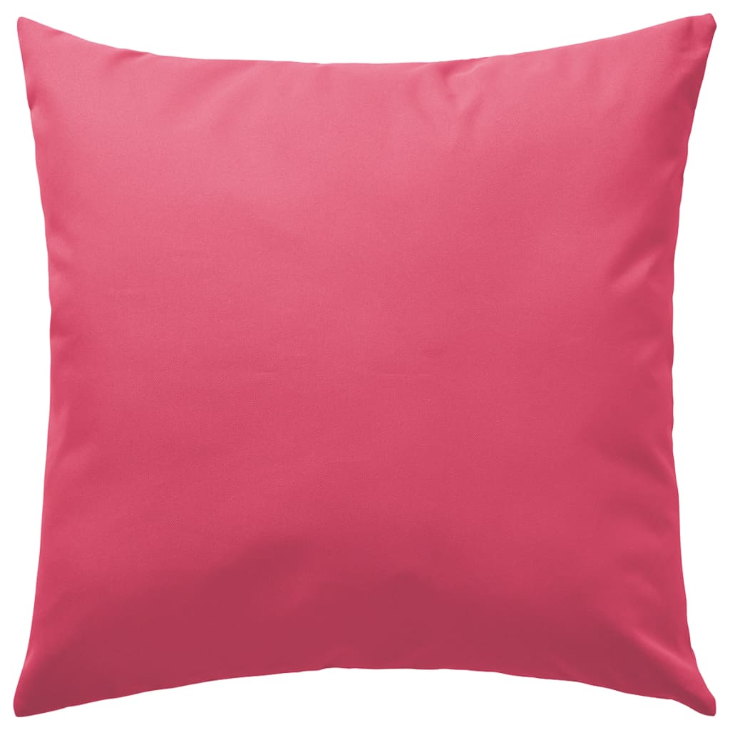 Gartenkissen 2 Stk. 60x60 cm Rosa