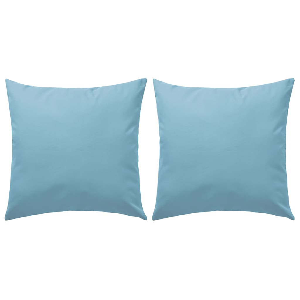 Gartenkissen 2 Stk. 60 x 60 cm Hellblau