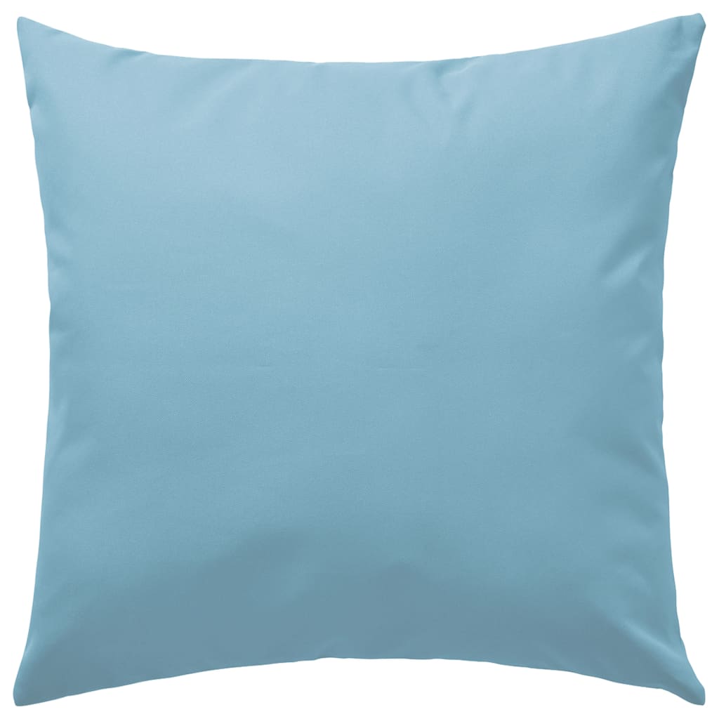 Gartenkissen 2 Stk. 60 x 60 cm Hellblau