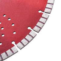Thumbnail for Diamant-Trennscheibe mit Turbo und Löchern Stahl 350 mm