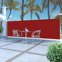 Thumbnail for Ausziehbare Seitenmarkise 160x500 cm Rot