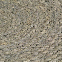 Thumbnail for Tischsets 6 Stk. Uni Grau 38 cm Rund Jute