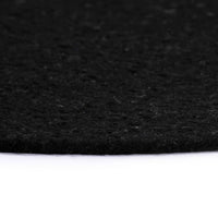 Thumbnail for Tischsets 4 Stk. Uni Schwarz 38 cm Rund Baumwolle