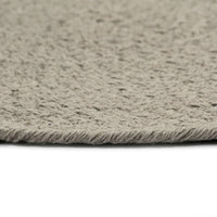 Thumbnail for Tischsets 6 Stk. Uni Grau 38 cm Rund Baumwolle