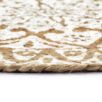 Thumbnail for Tischsets 6 Stk. Weiß 38 cm Rund Jute