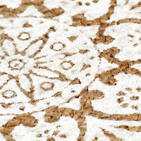 Thumbnail for Tischsets 6 Stk. Weiß 38 cm Rund Jute