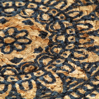 Thumbnail for Tischsets 4 Stk. Dunkelblau 38 cm Rund Jute