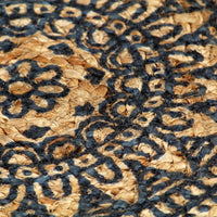 Thumbnail for Tischsets 6 Stk. Dunkelblau 38 cm Rund Jute