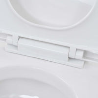 Thumbnail for Hänge-Toilette mit Einbau-Spülkasten Keramik Weiß