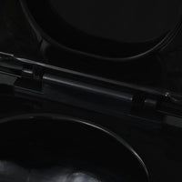 Thumbnail for Hänge-Toilette mit Einbau-Spülkasten Keramik Schwarz