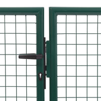 Thumbnail for Gartentor Stahl 350 x 150 cm Grün
