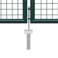 Thumbnail for Gartentor Stahl 400 x 75 cm Grün