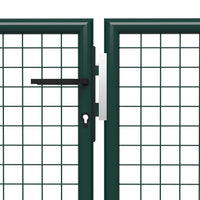 Thumbnail for Gartentor Stahl 400 x 100 cm Grün