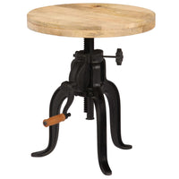 Thumbnail for Beistelltisch 45 x (45-62) cm Massivholz Mango und Gusseisen