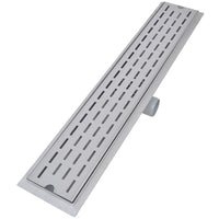 Thumbnail for Lineare Duschrinnen 2 Stk. Linien 730 x 140 mm Edelstahl