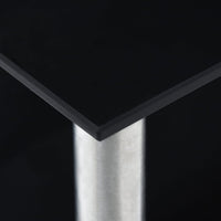 Thumbnail for Küchenregal Schwarz 45×16×26 cm Hartglas