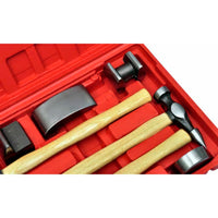 Thumbnail for 7-tlg. Karosserie-Ausbeulset Ausbeulhammer Dellen-Reparatur-Set