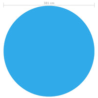 Thumbnail for Treibende Runde PE Pool-Solarplane 381 cm Blau