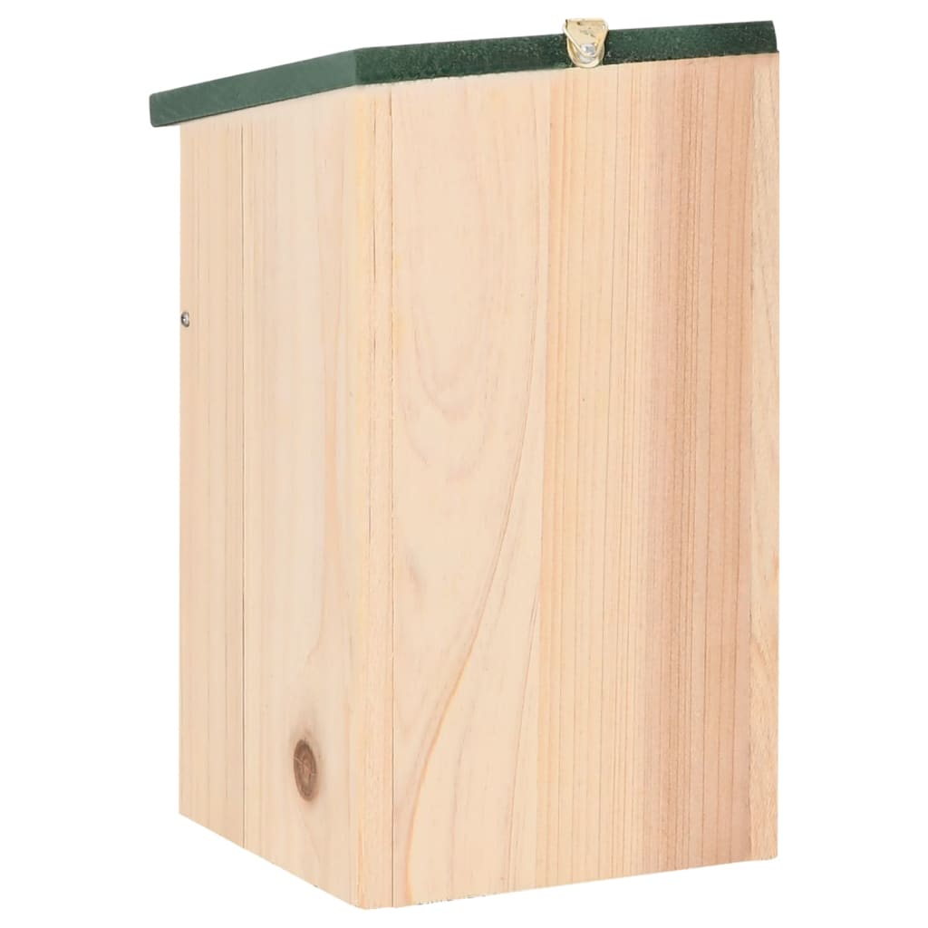 Vogelhäuser 4 Stk. Holz 12x12x22 cm