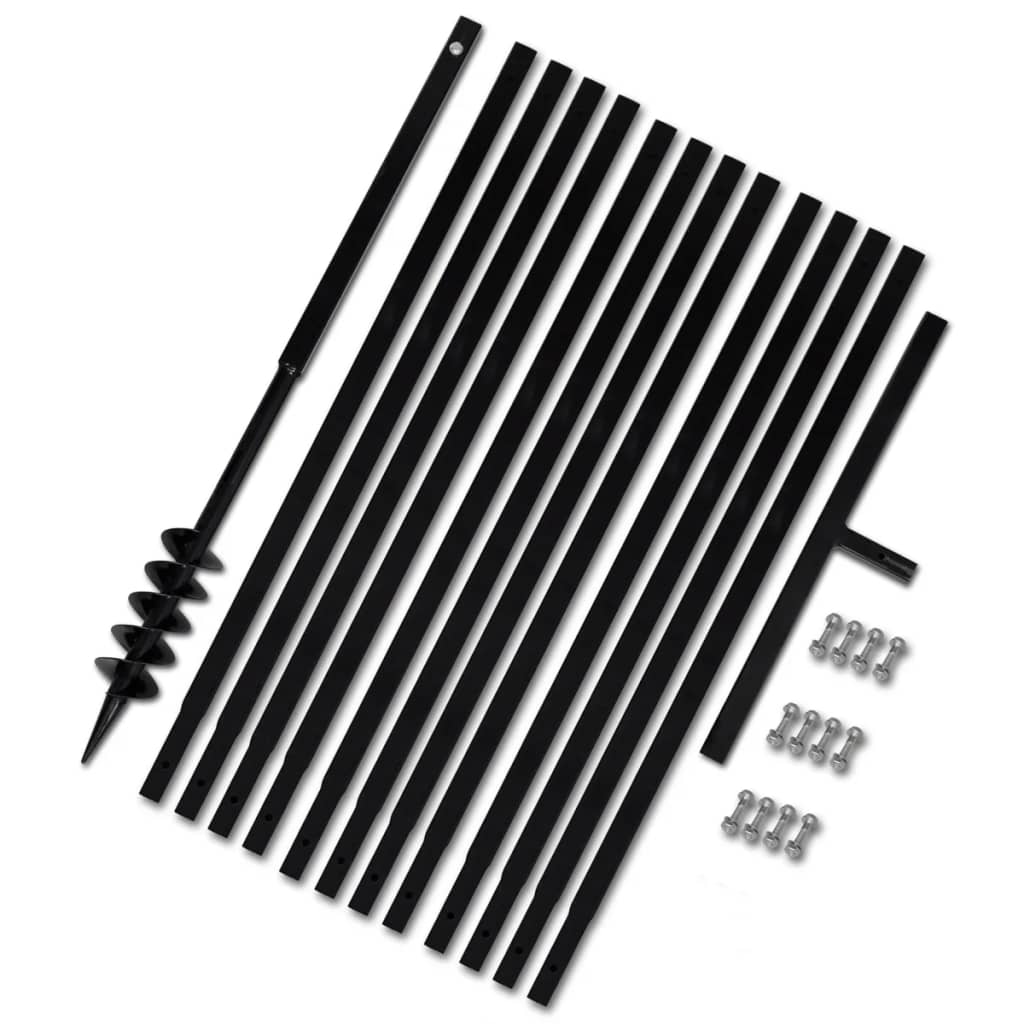 Erdbohrer mit Griff 80 mm Verlängerungsrohr 13 m