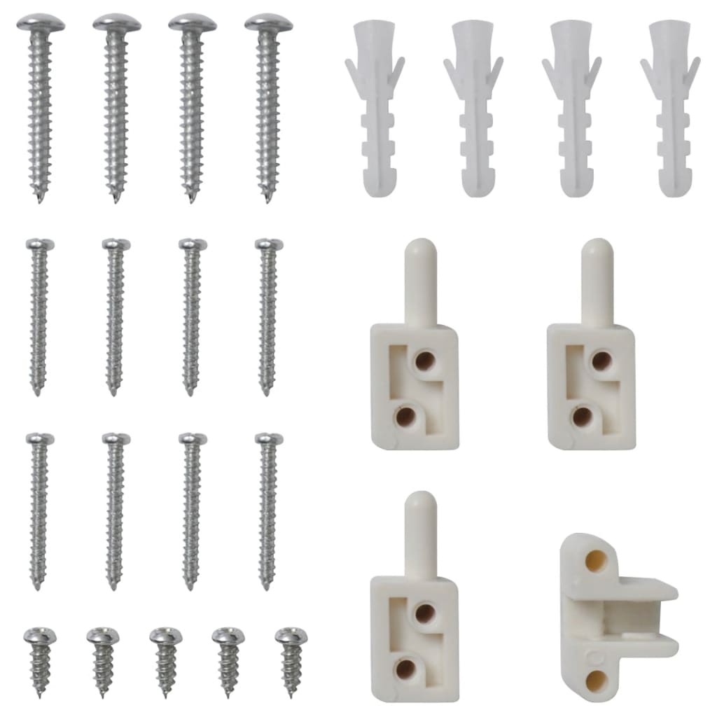 Insektenschutz mit Scharnieren für Türen 100x215 cm Weiß