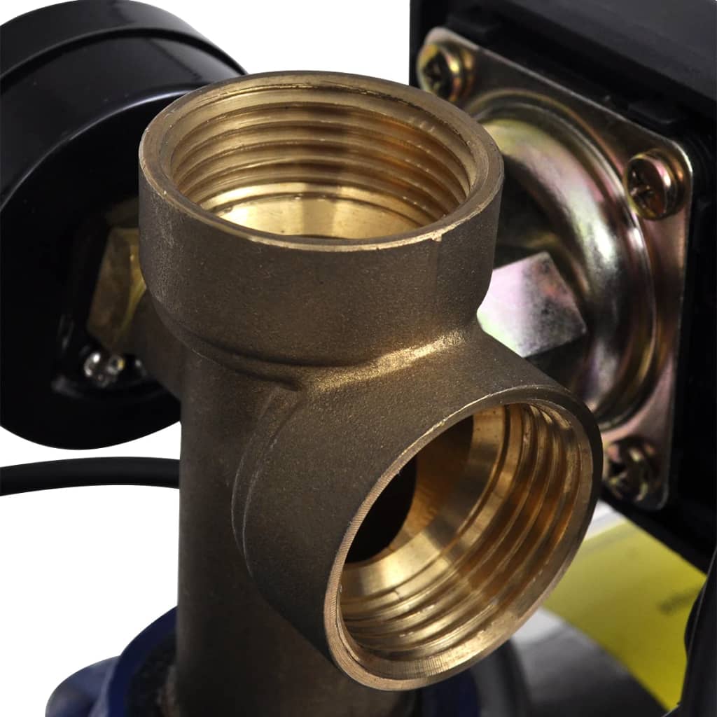 Strahlpumpe mit Messgerät 1300 W 5100 l/h blau