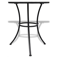 Thumbnail for 3-tlg. Bistro-Set Keramikfliese Terrakotta/Weiß