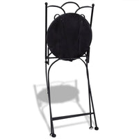 Thumbnail for 3-tlg. Bistro-Set Keramikfliese Terrakotta/Weiß
