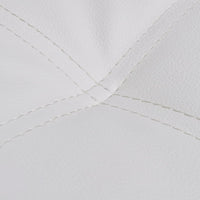 Thumbnail for Chaiselongue mit Kissen Weiß Kunstleder