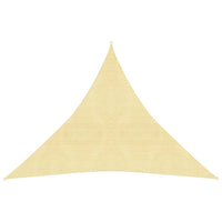 Thumbnail for Sonnensegel HDPE Dreieckig 3,6x3,6x3,6 m Beige