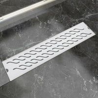 Thumbnail for Gerade Duschrinne Wellen 530x140 mm Edelstahl