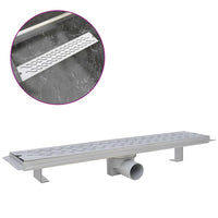 Thumbnail for Gerade Duschrinne Wellen 630x140 mm Edelstahl