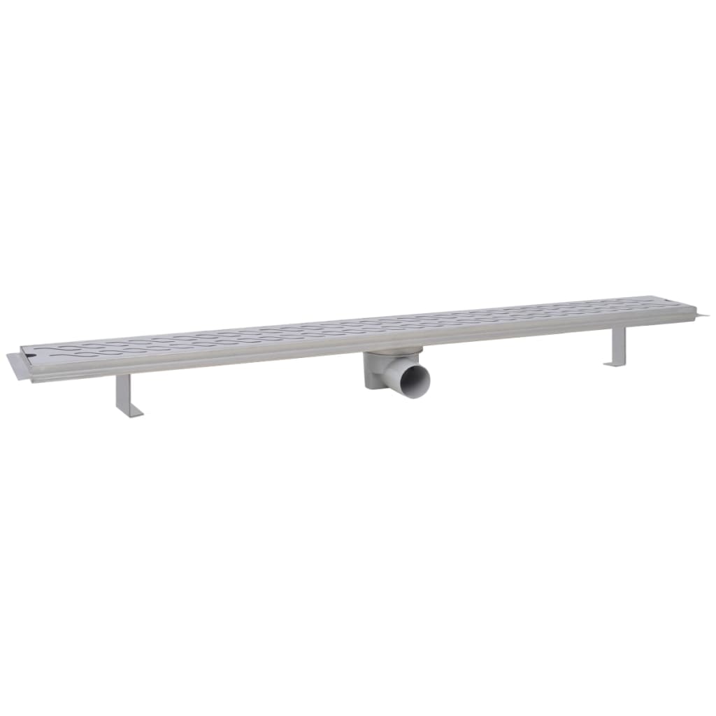 Gerade Duschrinne Wellen 1030x140 mm Edelstahl