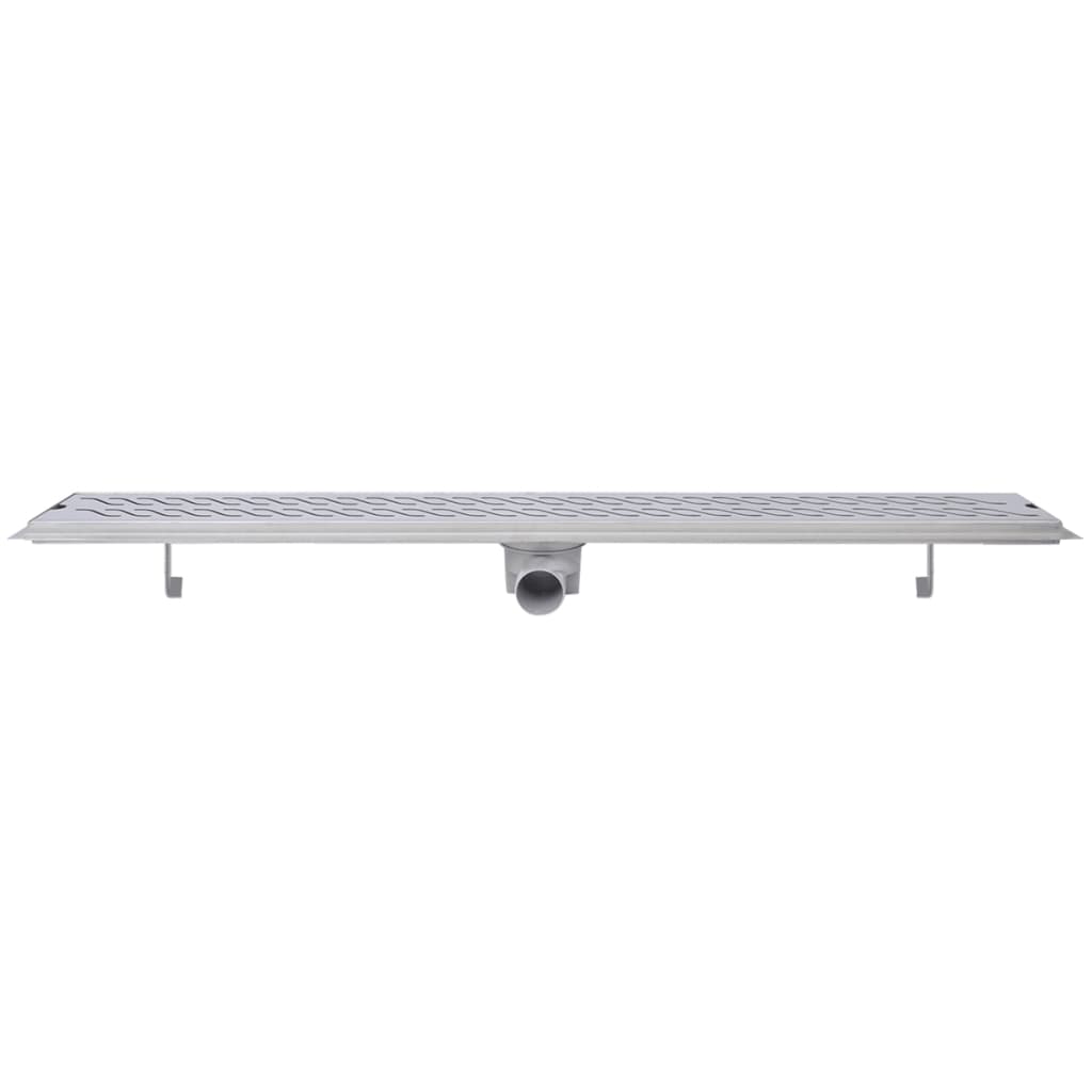 Gerade Duschrinne Wellen 1030x140 mm Edelstahl