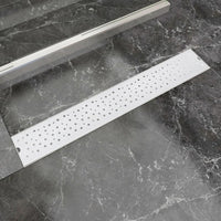 Thumbnail for Gerade Duschrinne Blasen 730x140 mm Edelstahl
