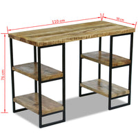 Thumbnail for Büroschreibtisch Mangoholz 110×50×76 cm